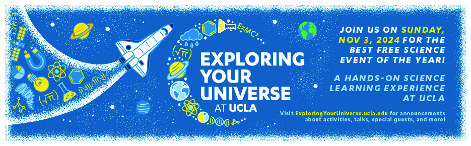 exploring your universe - join us sunday, november 3rd