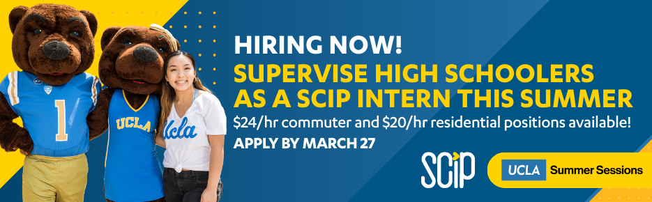 UCLA summer sessions - hiring now!