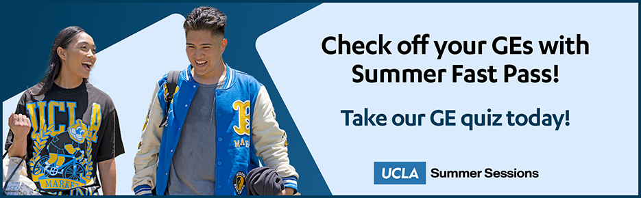 check off your GEs with summer fast pass - take our GE quiz today!