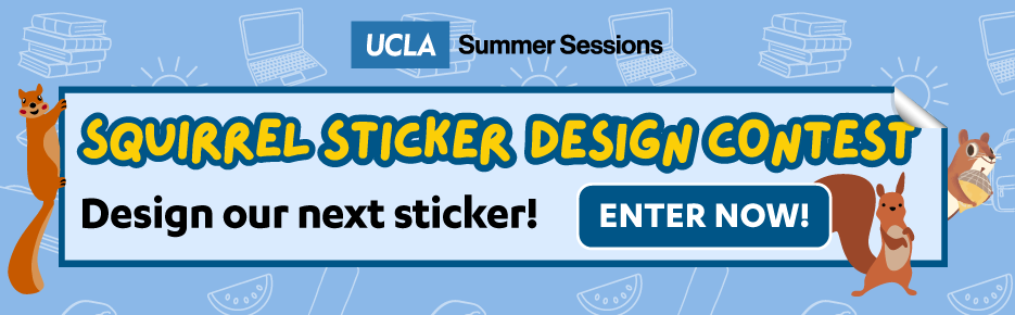 Summer Sessions - squirrel sticker design contest.  enter now!